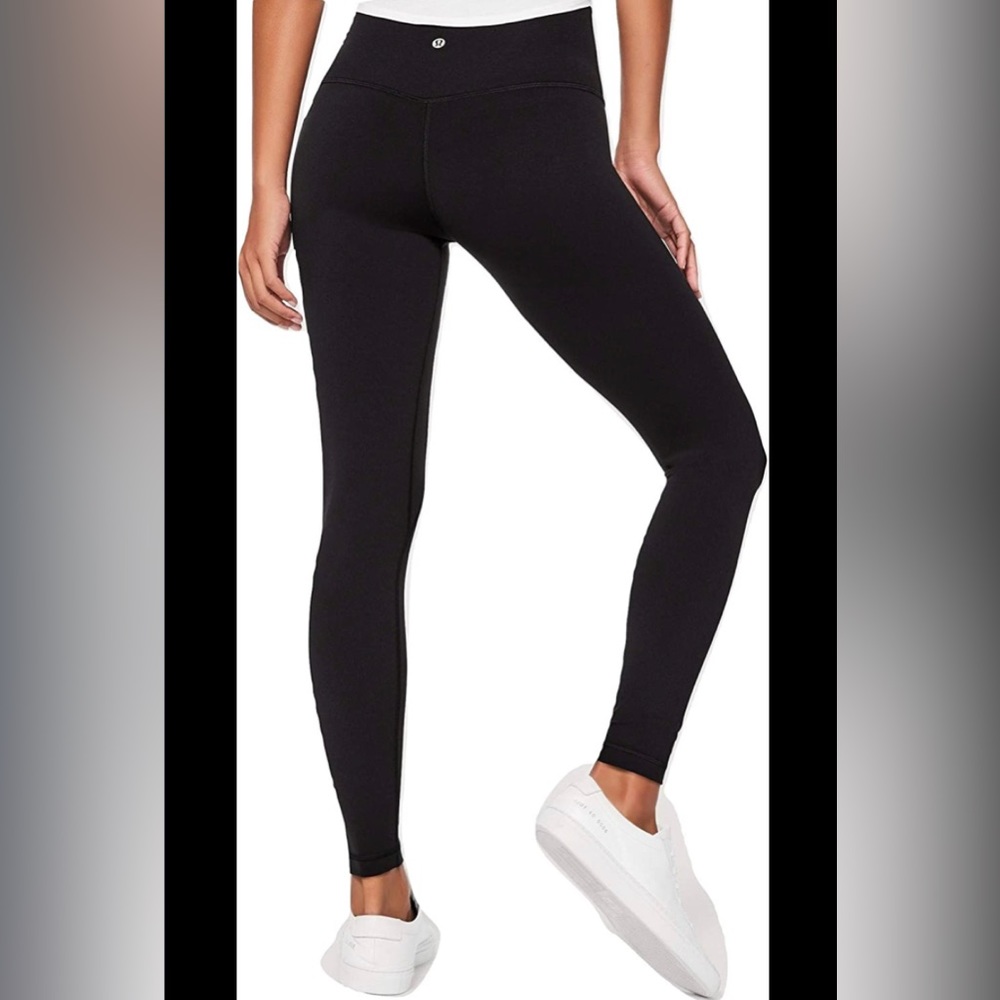 Lululemon High-Rise Legging, black, size 4, length 28 inches
